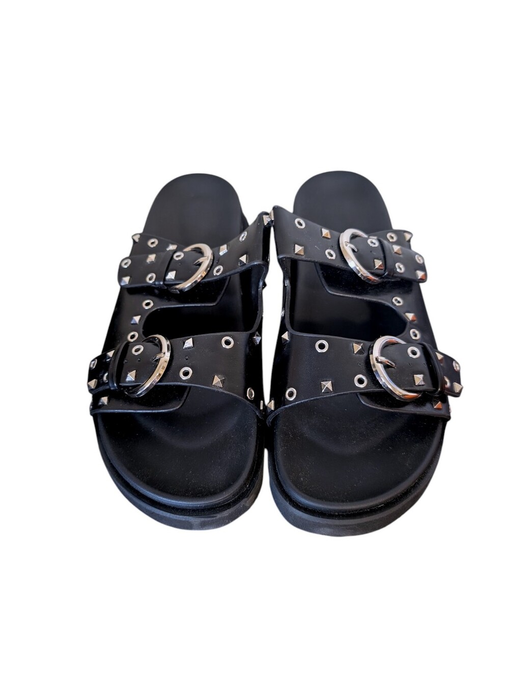 Studded Footbed Sandals
